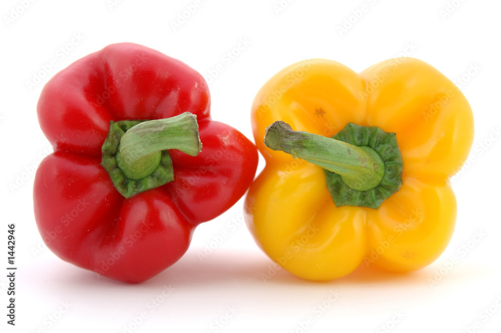 red and yellow pepper