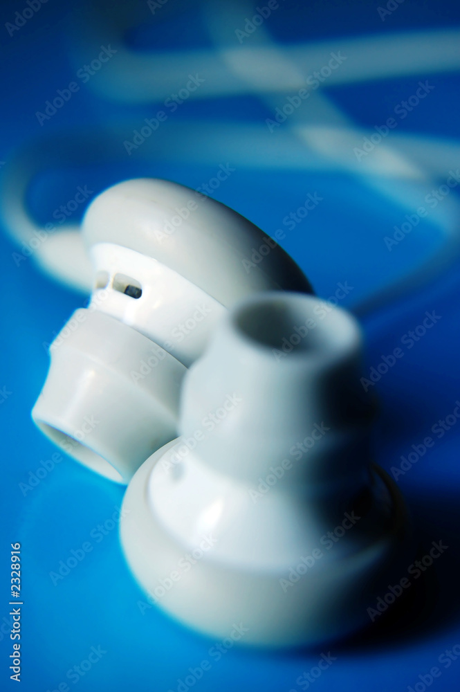 white headphones