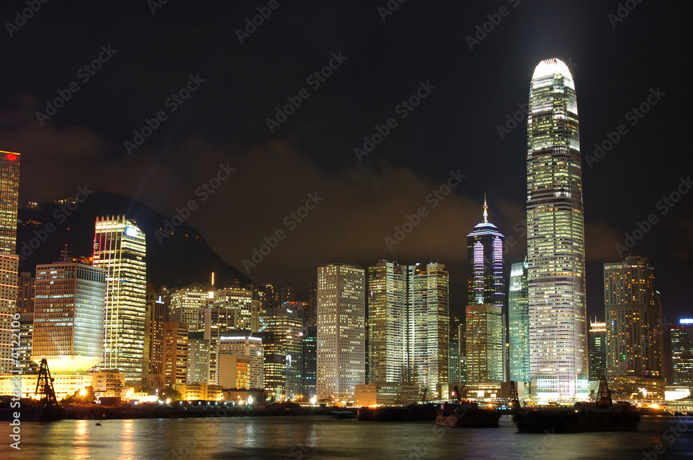 香港城市夜景