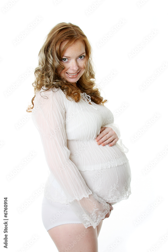 Beautiful pregnant woman