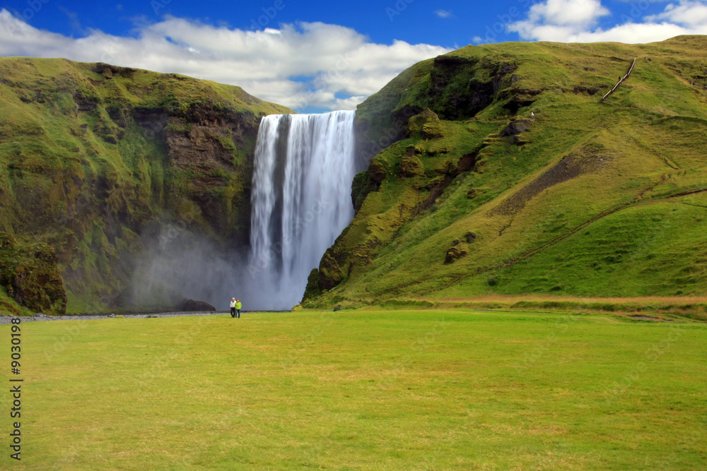 Skógarfoss waterfall, Iceland.