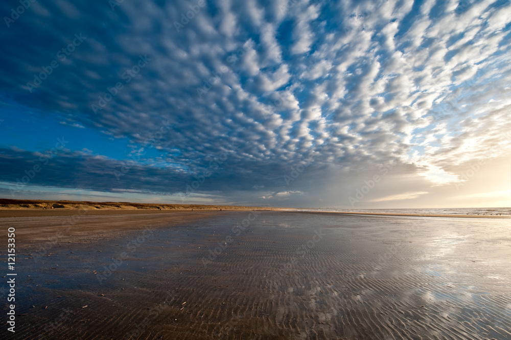 Sunset on the beach