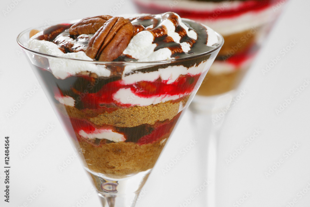 dessert in glass