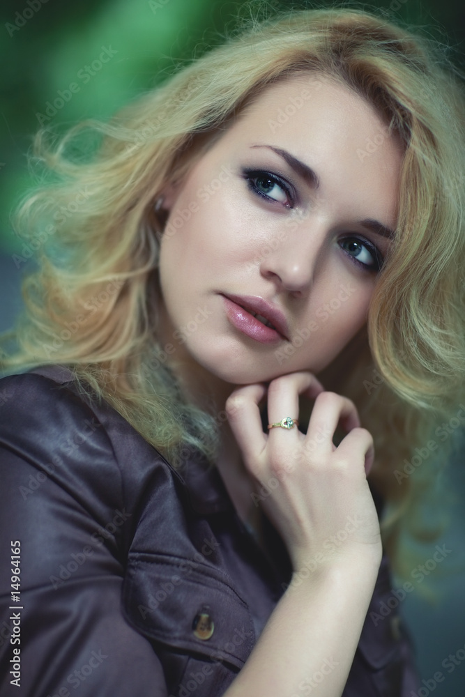 Young woman outdoors portrait