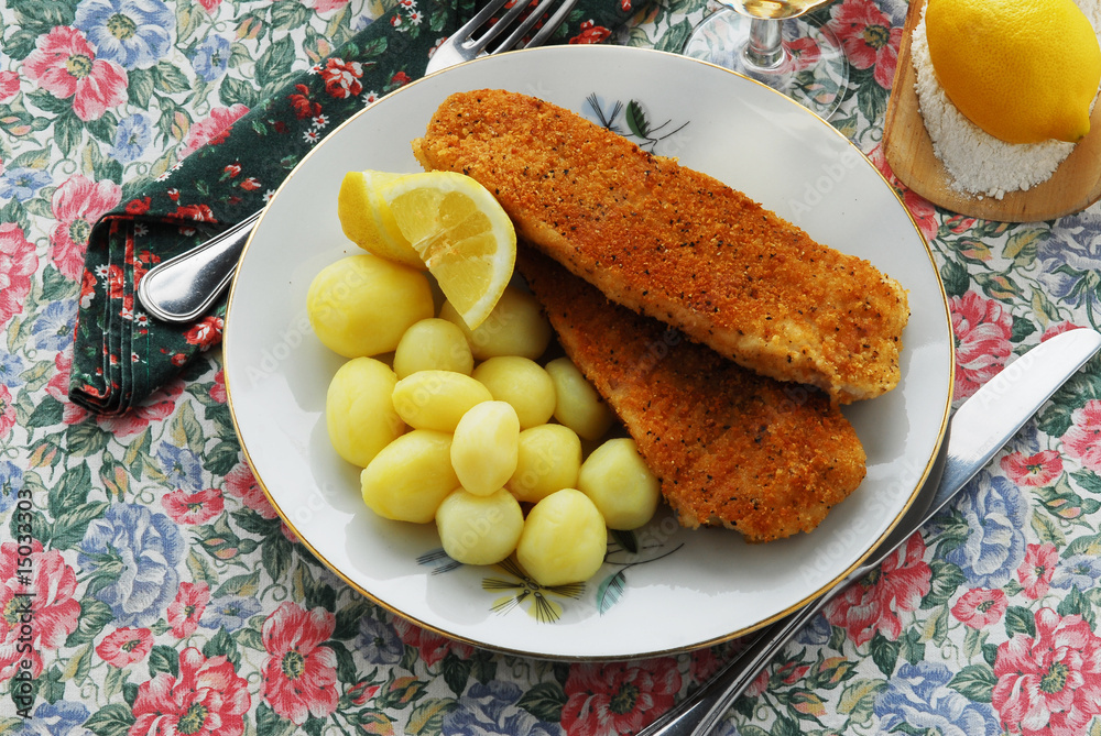 Cotolette di sampietro e patate - Secondi di pesce del veneto