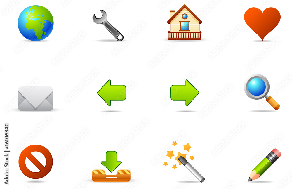 Philos icons - set 2 | Internet and Blogging