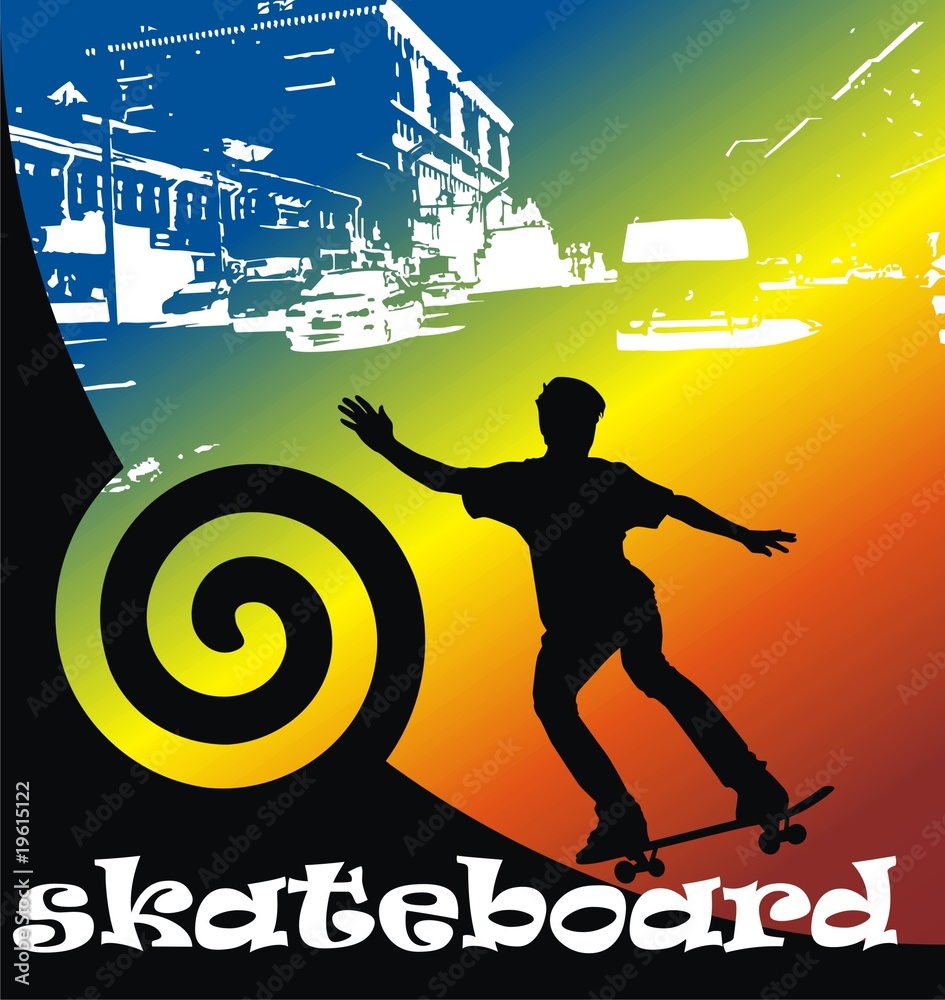 skateboarding