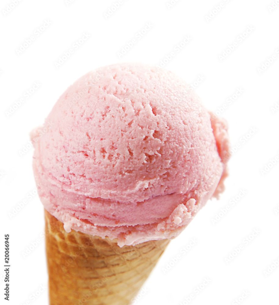 pink ice cream