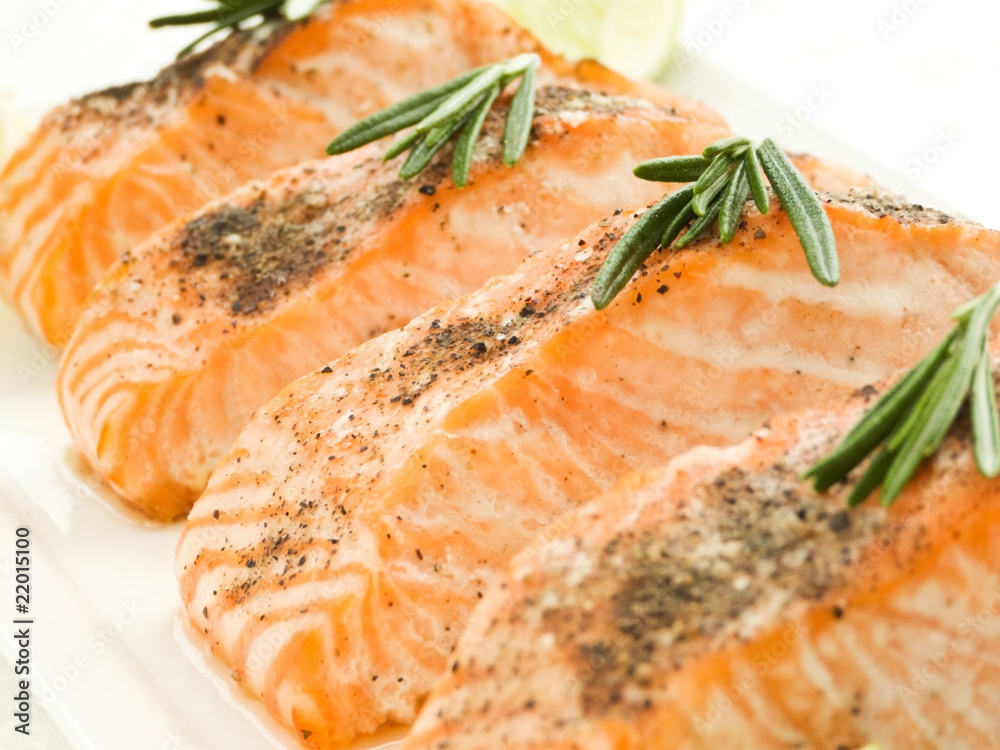 Baked salmon