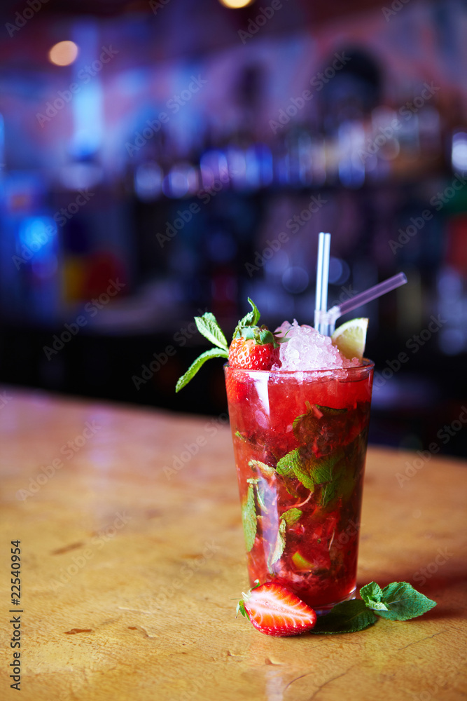 Strawberry cocktail