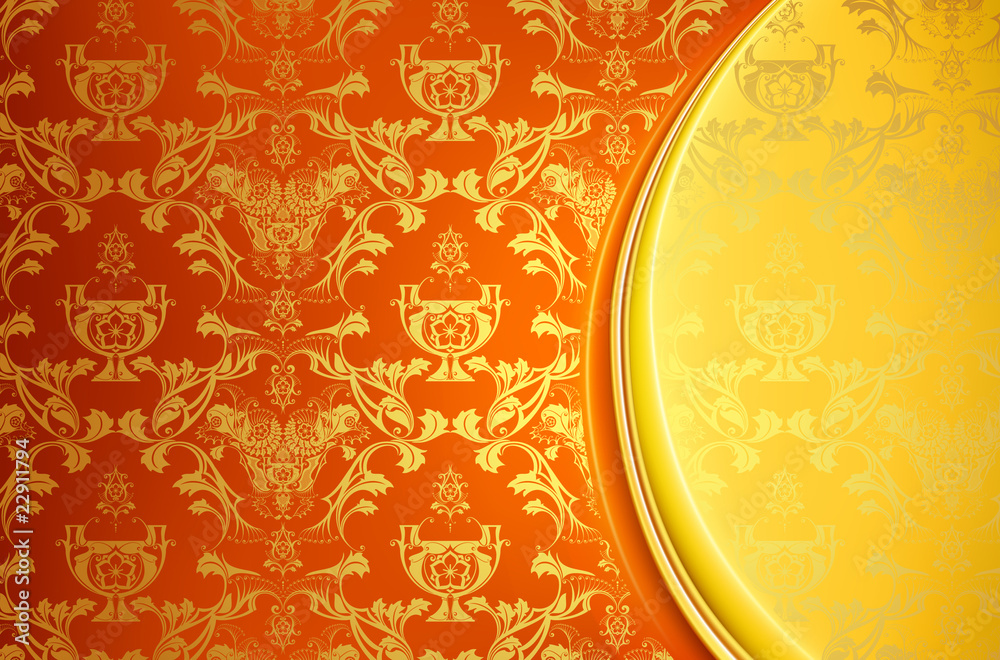 Orange Luxury Background