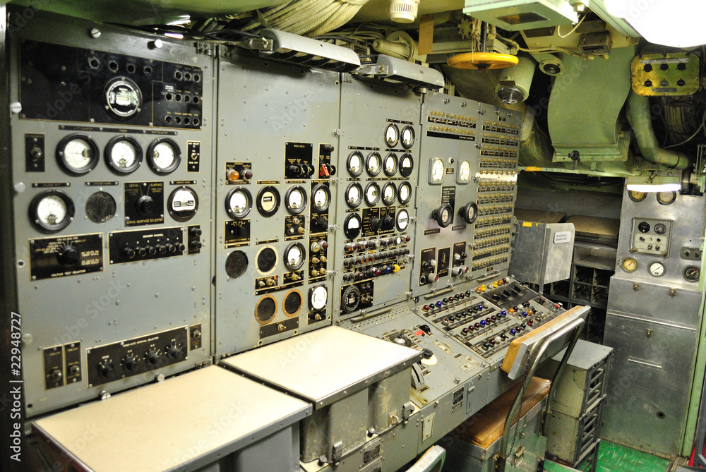 Control Room on Submarine