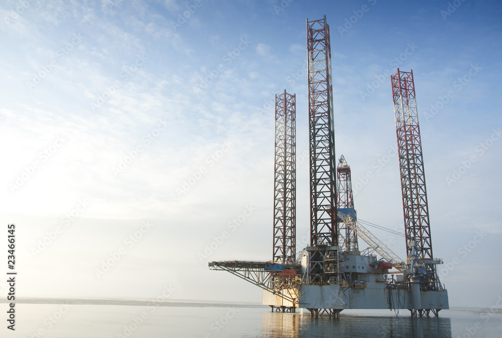 Oil drilling rig - Offshore