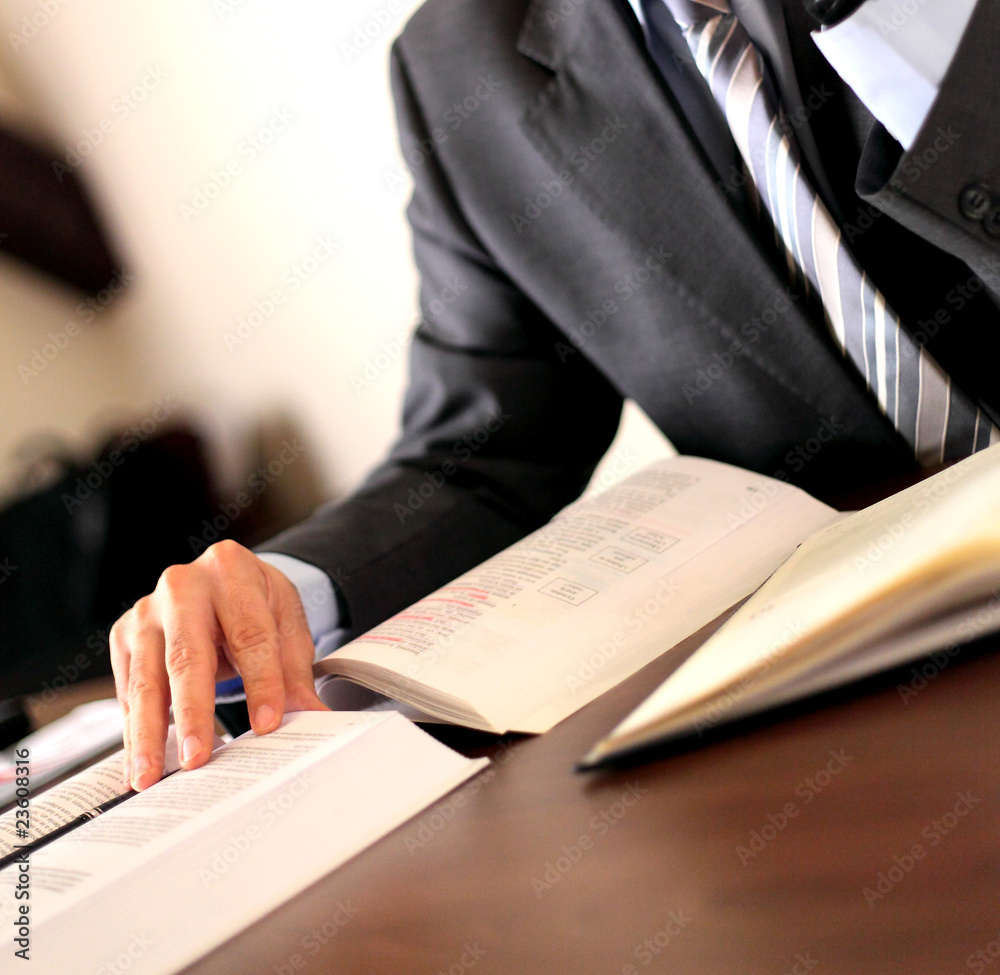 Businessman at desk