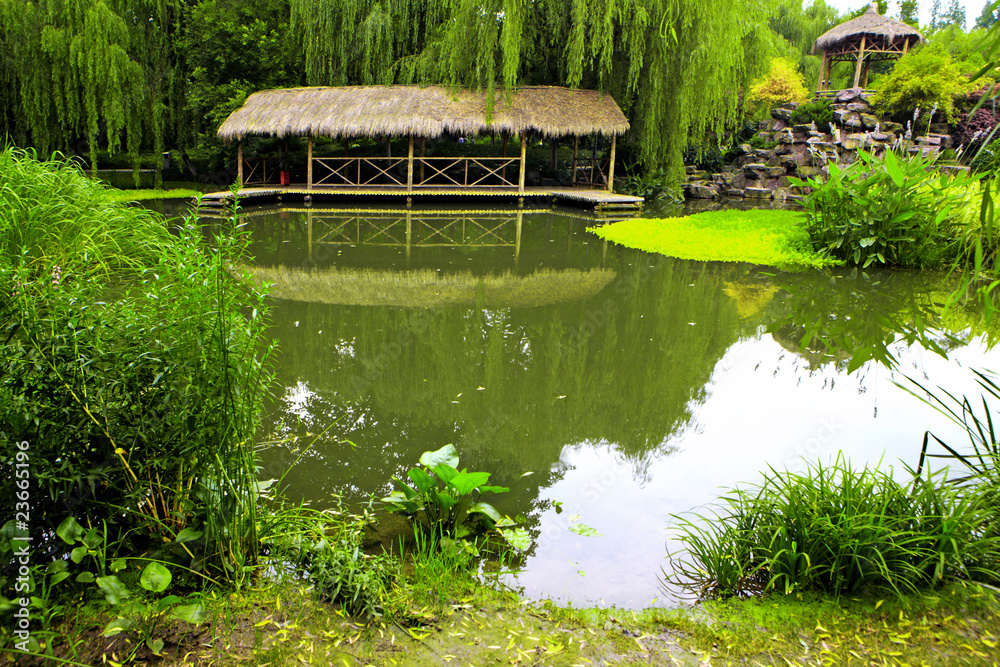 Country side house and a river