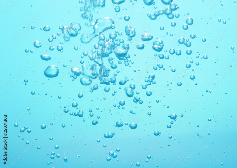 Bubbles in water