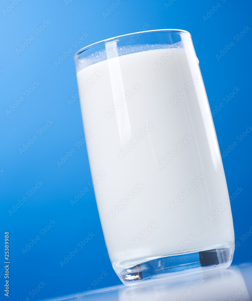 Glass of Fresh Healthy Milk