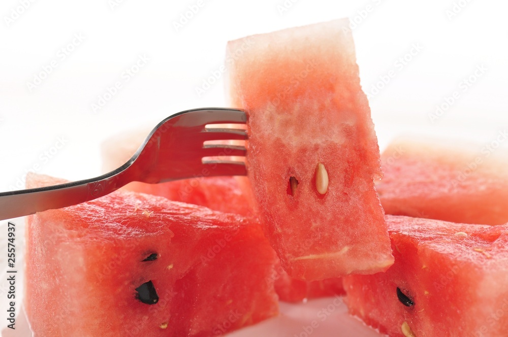 sliced watermelon