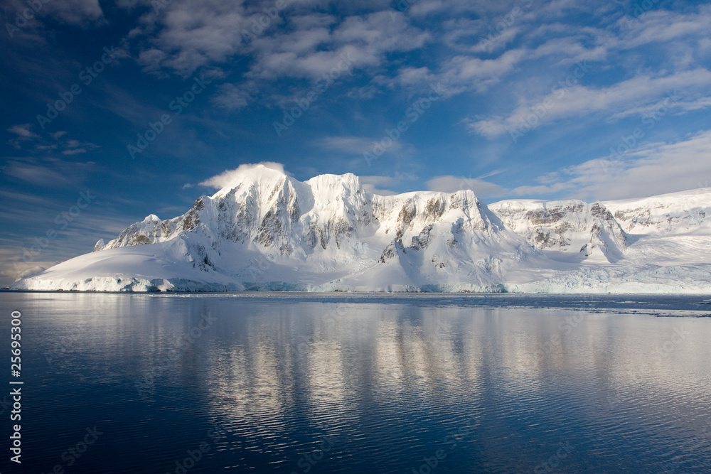 Snow-capped mountains