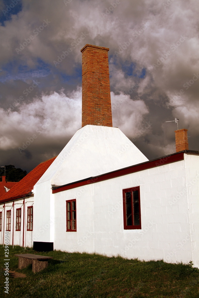 Smoke house on Bornholm island, Denmark