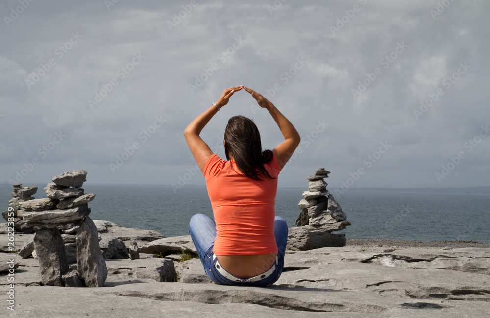 Meditation on the rock