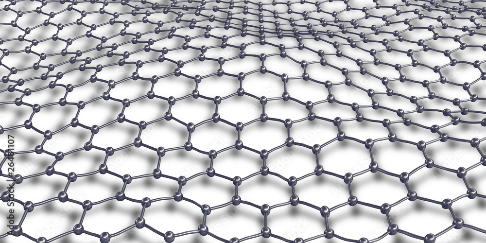 Graphene molecular mesh