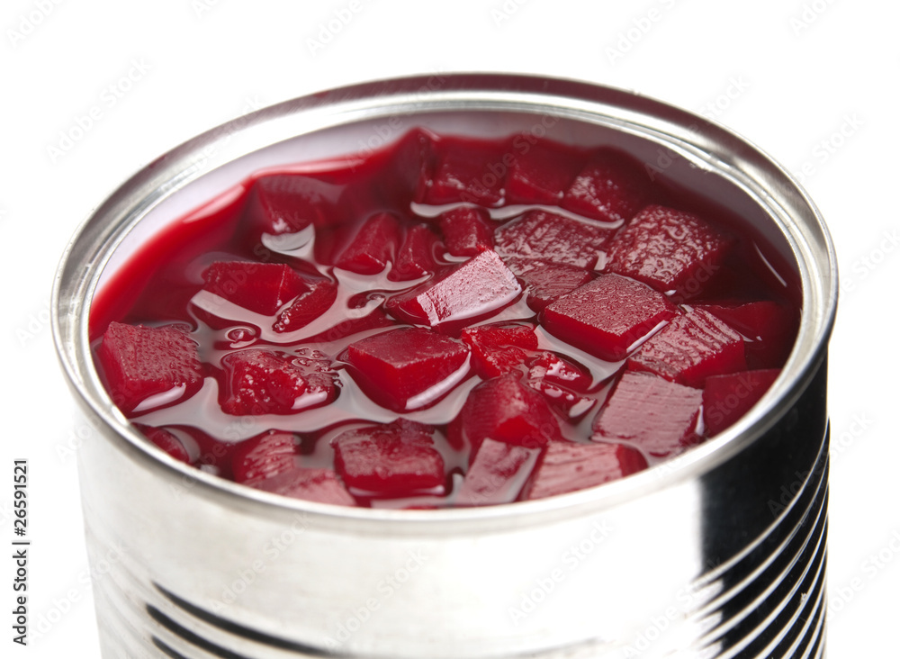 Beet slice preserved