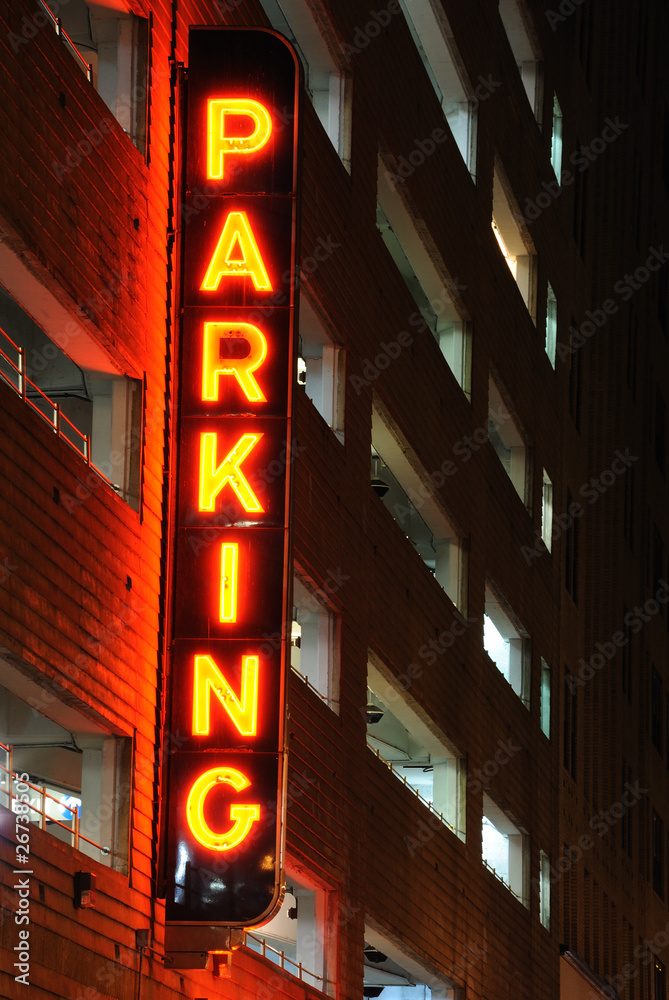 Parking Garage Sign