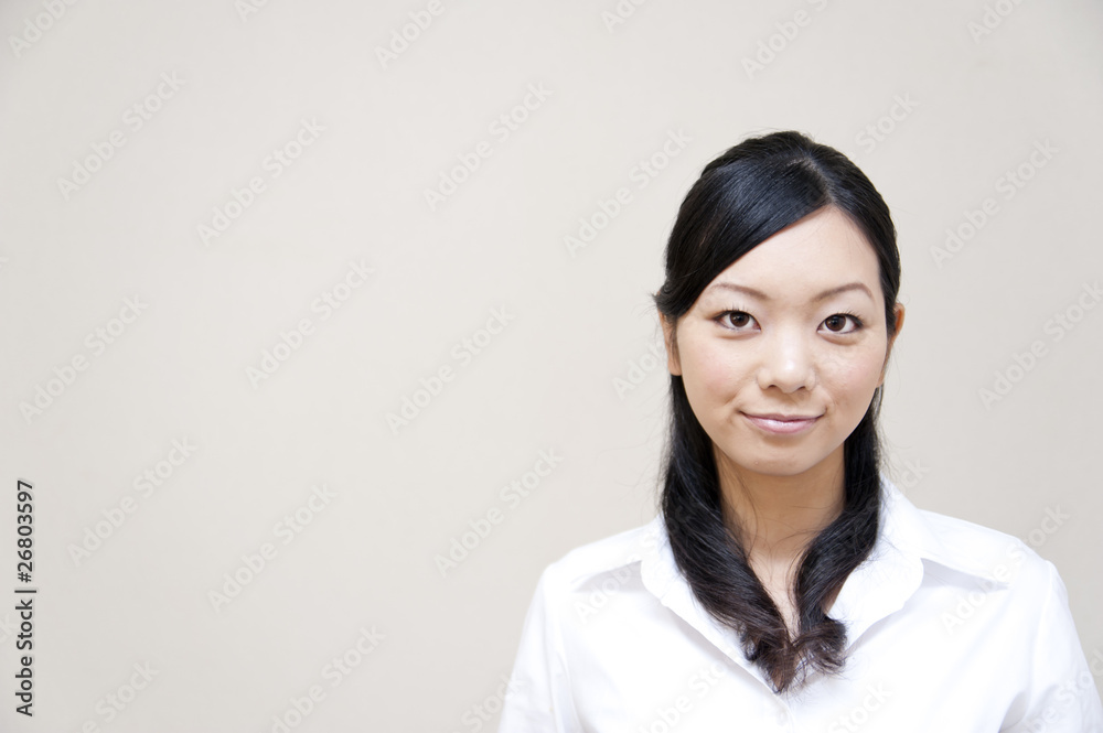 portrait of beautiful japanese girl