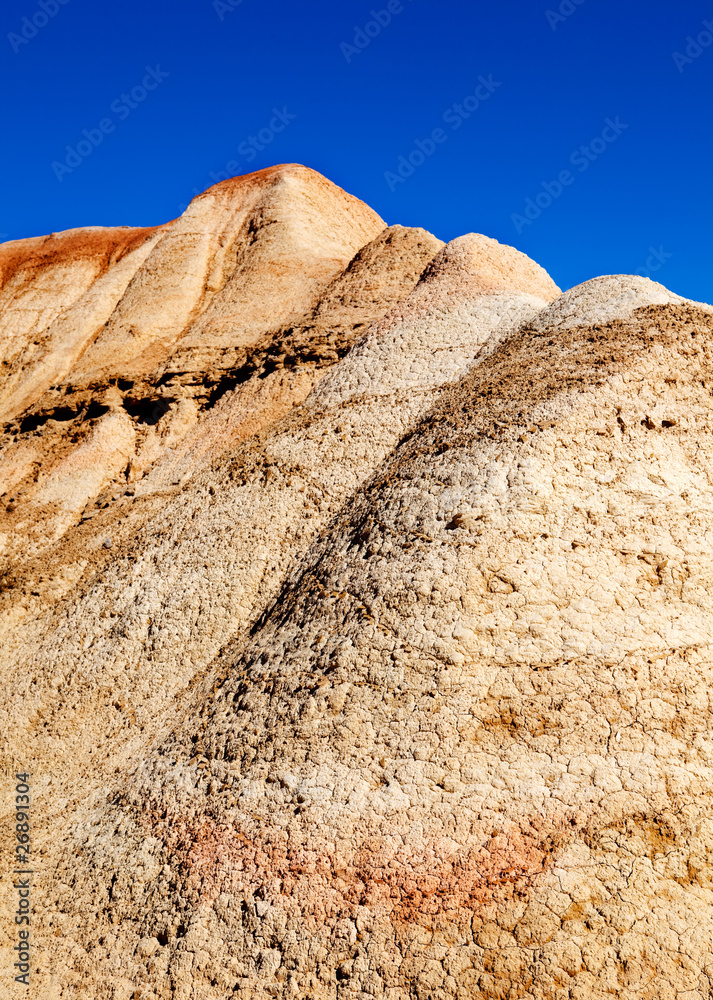 detalle de montaña desertica