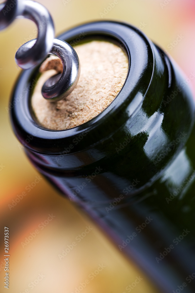 Wine Bottle closeup