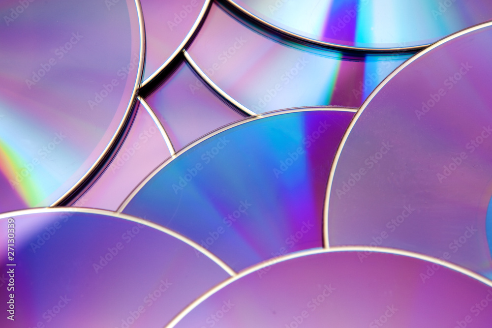 fondo abstracto con cd y dvd