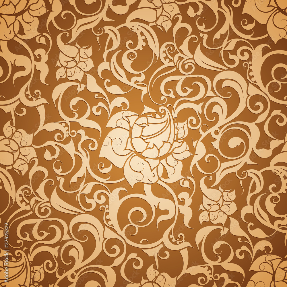 Brown Seamless wallpaper pattern