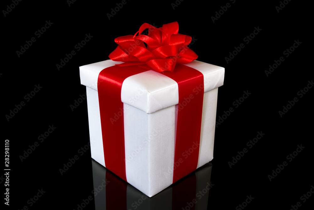 white gift box