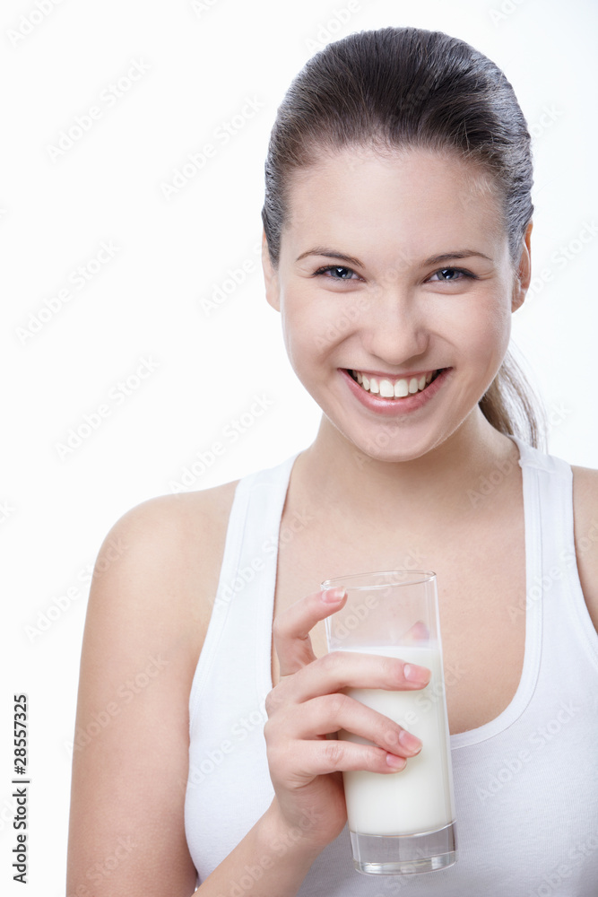 Girl with milk