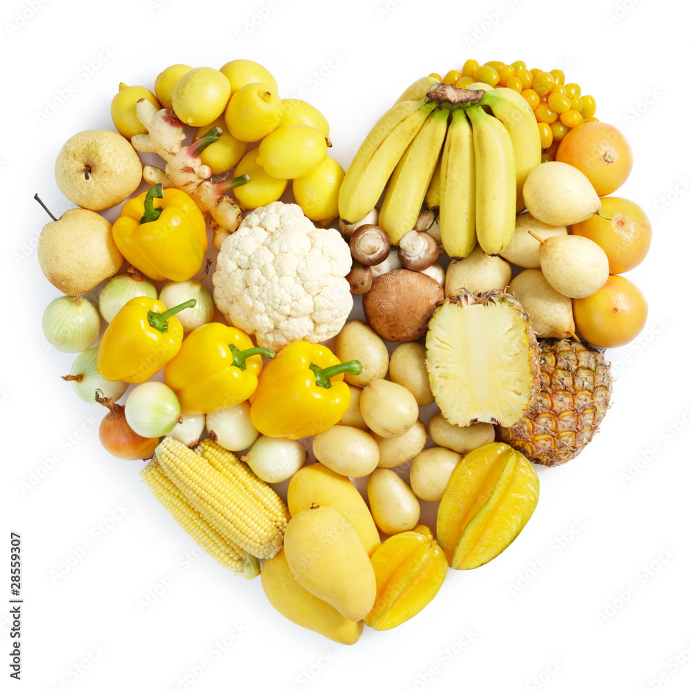 yellow healthy food