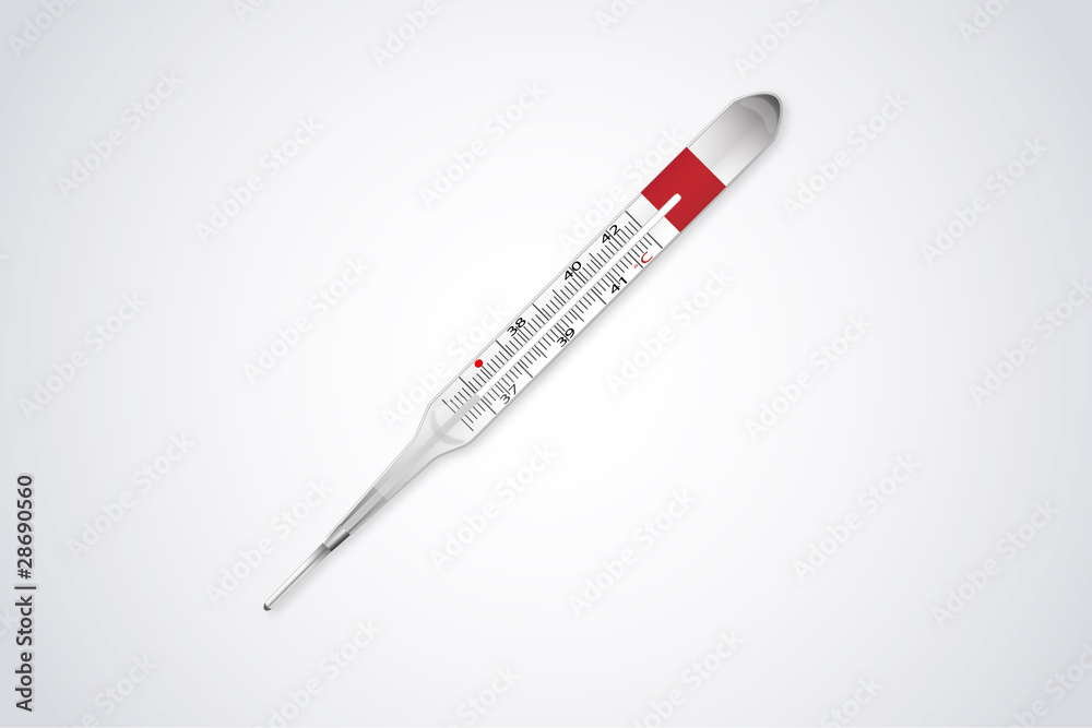 medical thermometer vector