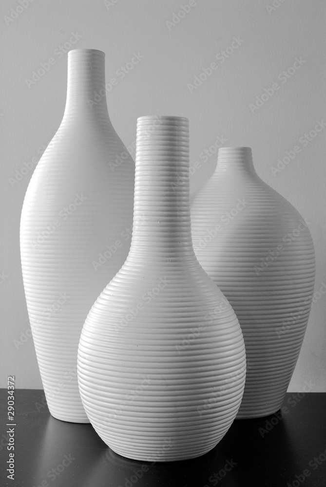 White Vases