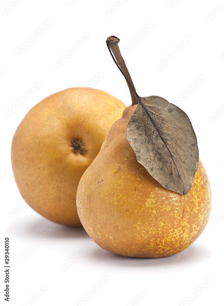 Brown pear