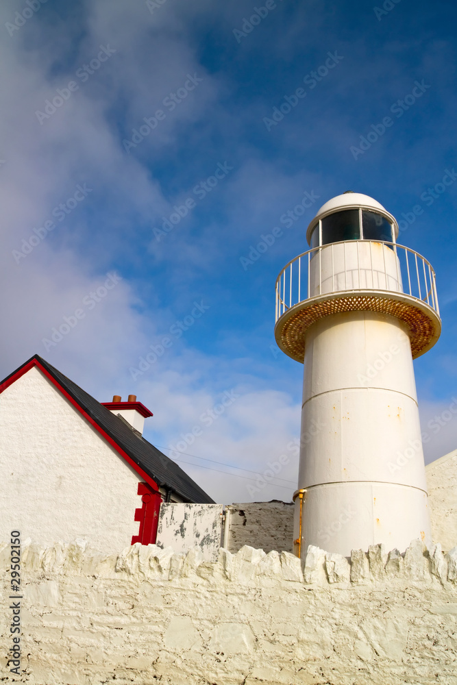 The lighthouse in Dingle, Ireland