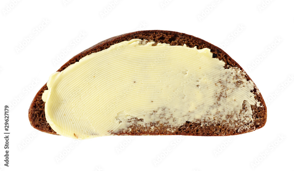 brown bread with butter