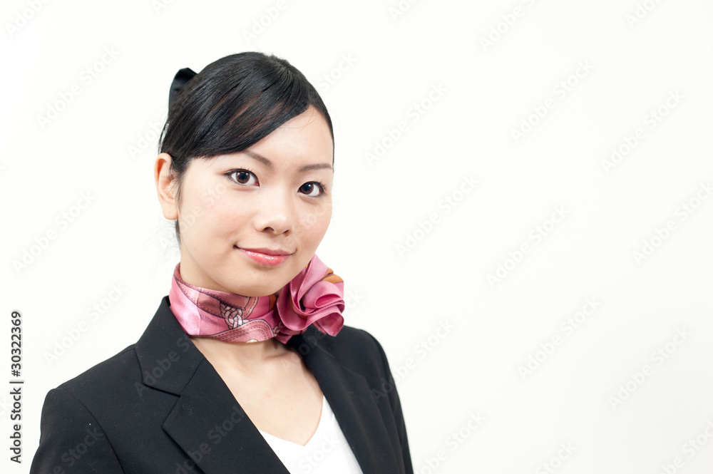 a portrait of beautiful businesswoman