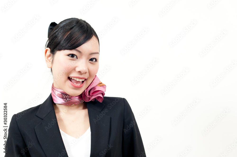 a portrait of beautiful businesswoman