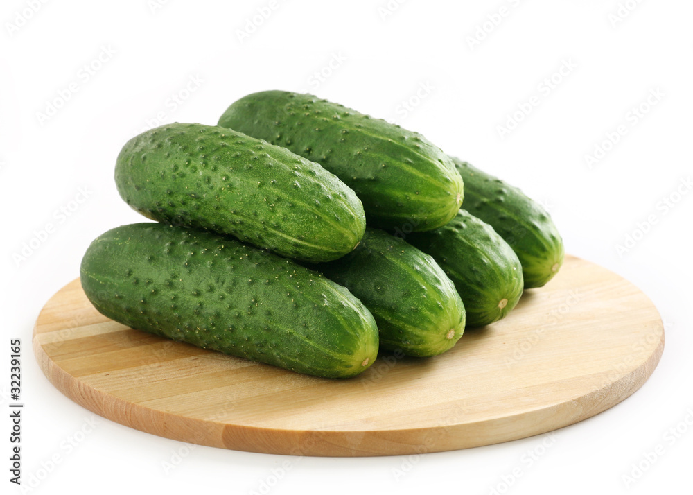 green cucumbers