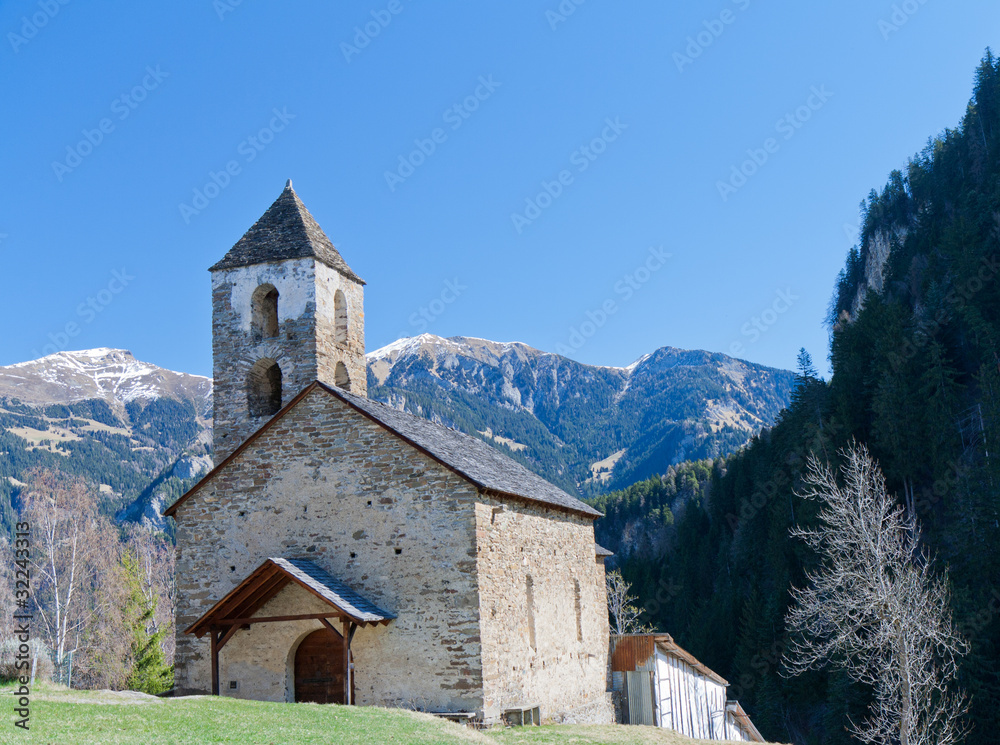 castle Hohen Rätien, Switzerland