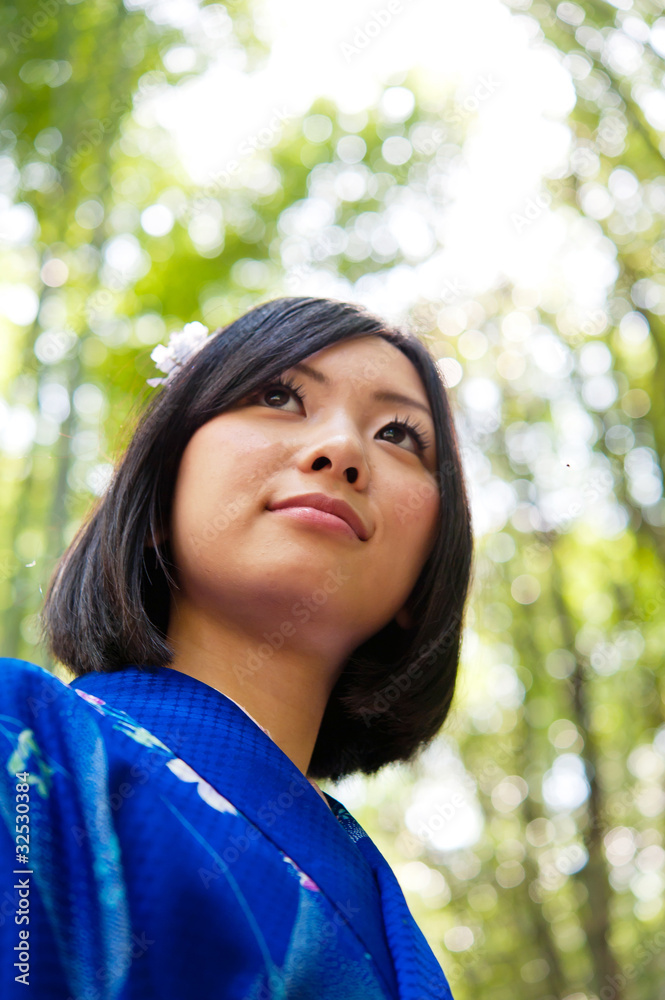 日本和服女人的样子