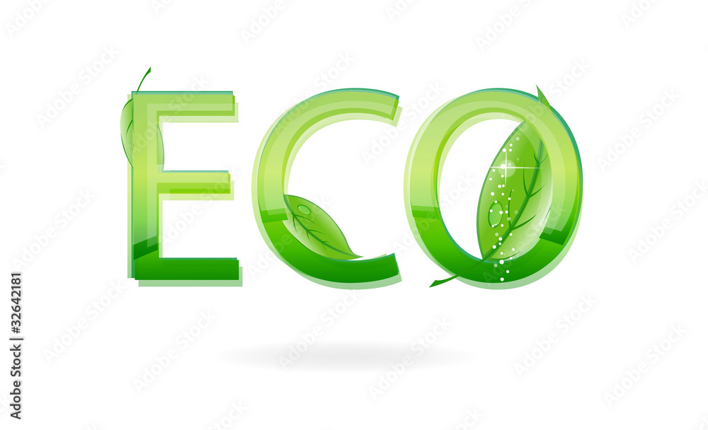 nature eco sign green color