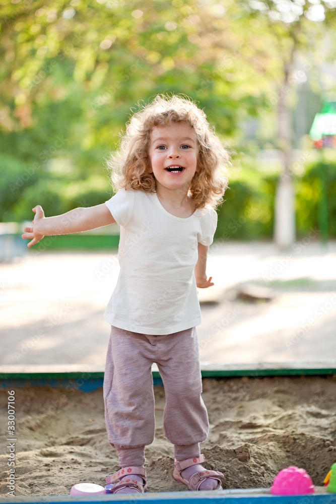 Child on playground