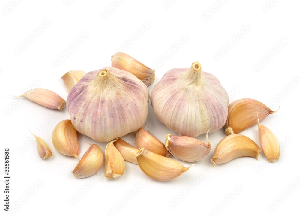 garlic isolated