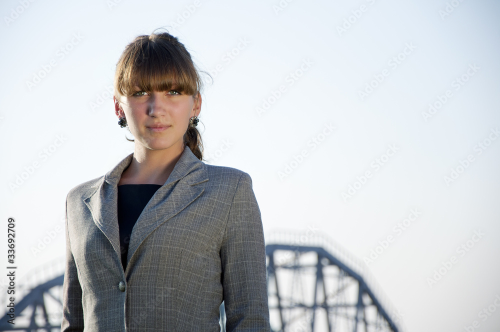 portrait of young business woman